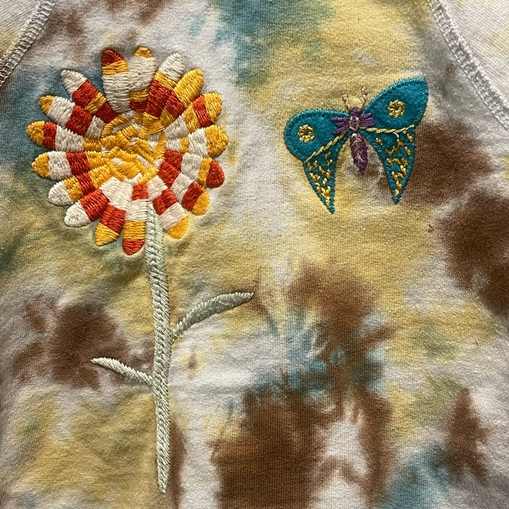 LUCKY BRAND Vintage Embroidered Tie Dye Toddler Sweatshirt - Picture 5 of 13
